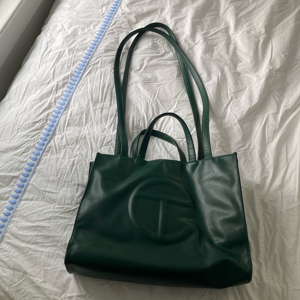 Telfar Green Tote Bag